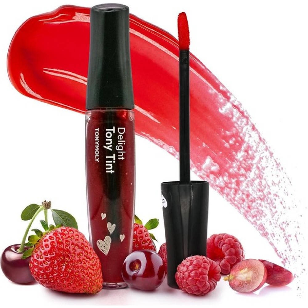Tonymoly Dudak Parlatıcısı Delight TONY Nemlendirici Renklendirici Çilek Kırmızı Dudak Bakımı 8ml Rujlar & Dudak Parlatıcıları Fiyatı