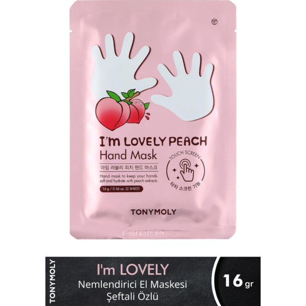 Tonymoly El Maskesi I'm Lovely Nemlendirici Şeftali Cilt Bakımı 16gr Maskeler Fiyatı