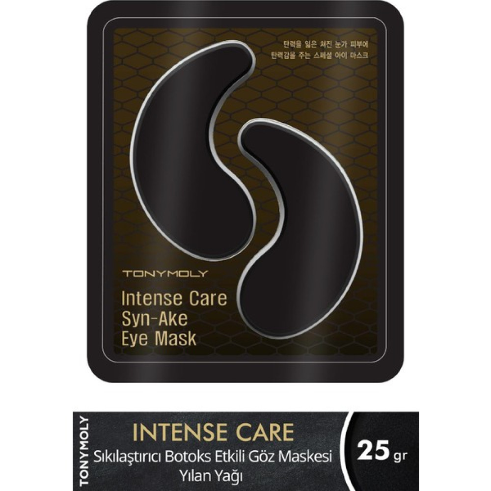 Tonymoly Göz Maskesi Intense Care Sıkılaştırıcı Botoks Etkisi Yılan Yağı Peptit Cilt Bakımı 25gr Maskeler Fiyatı
