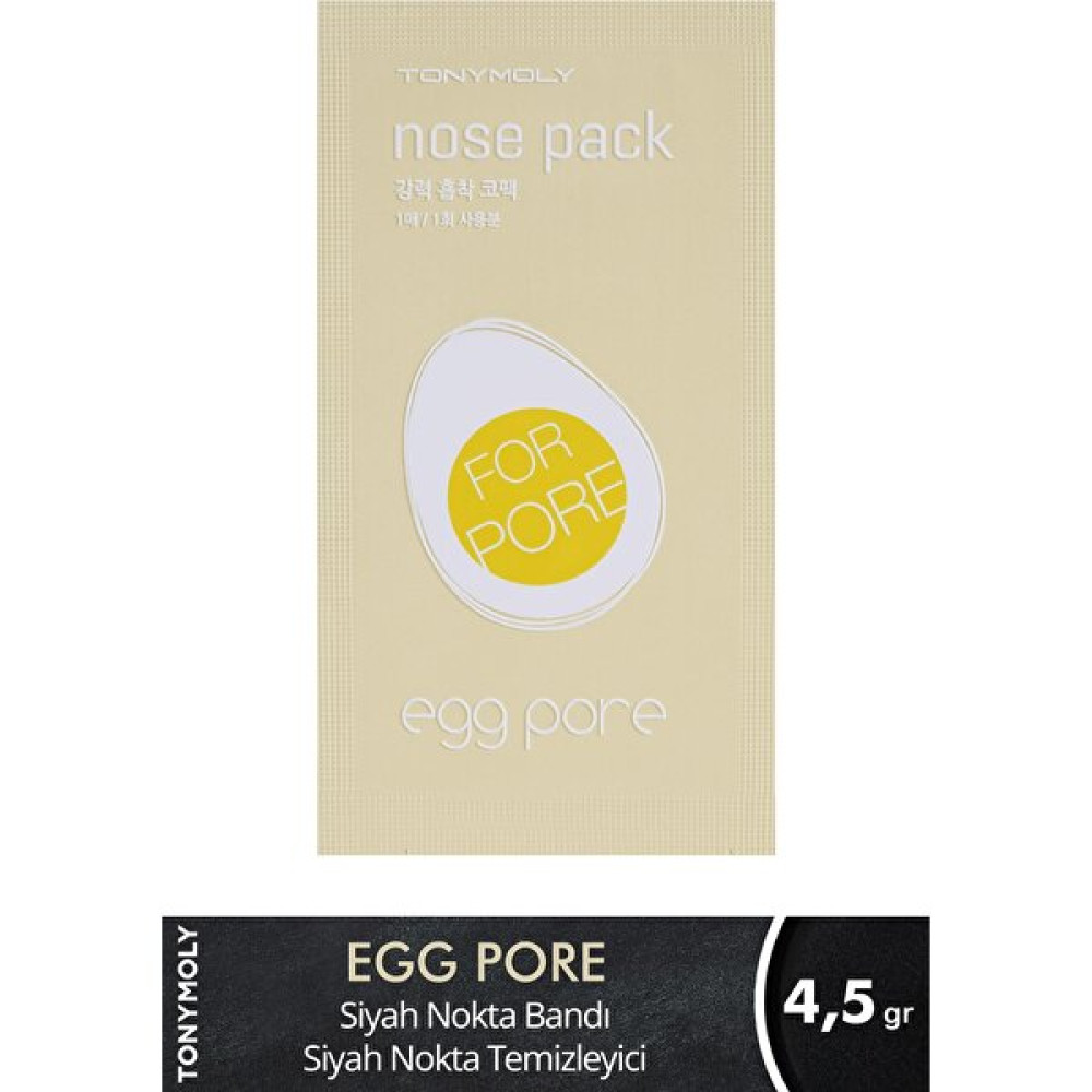 Tonymoly Siyah Nokta Bandı Egg PORE Aktif Karbon , Yumurta Kabuğu Cilt Bakımı (1 adet) Akne ve Sivilce Bakımı Fiyatı