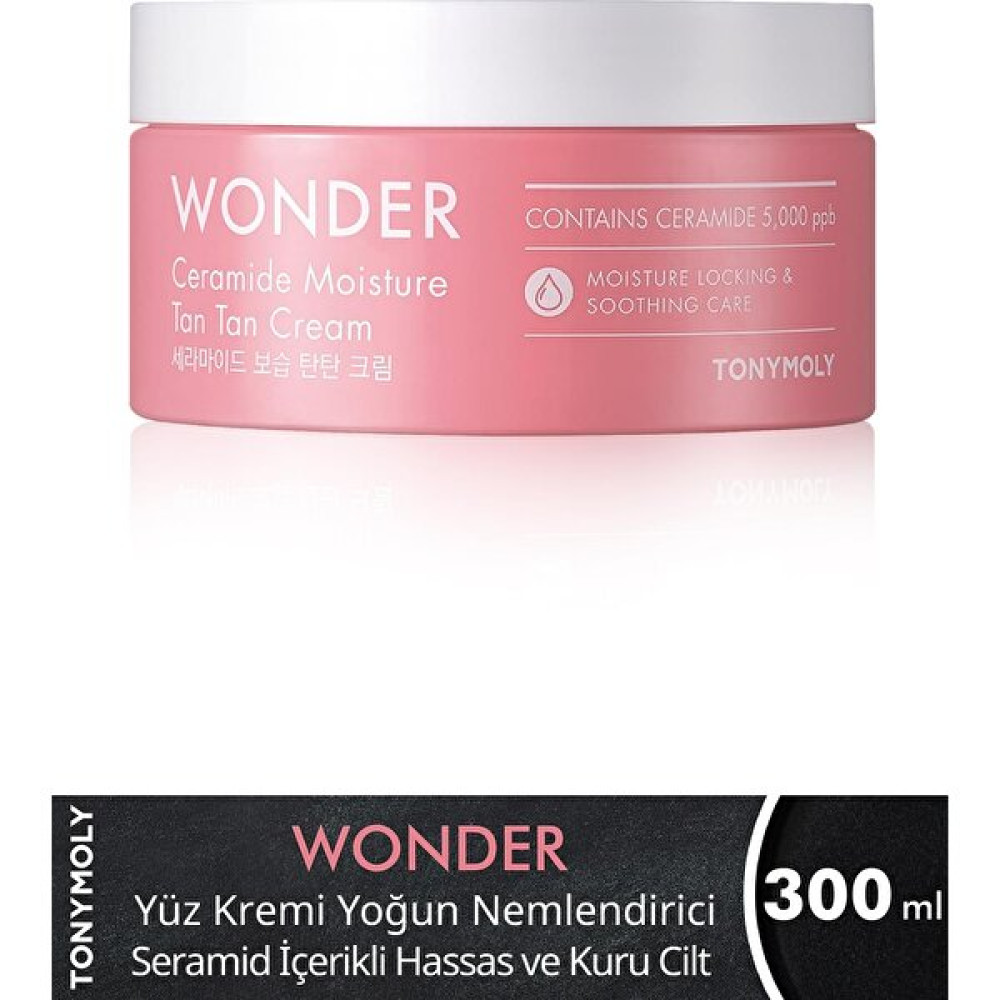 Tonymoly Tony Moly Tonymoly Yüz Kremi Wonder Su Bazlı Seramid Cilt Bakımı 300ML Nemlendiriciler Fiyatı