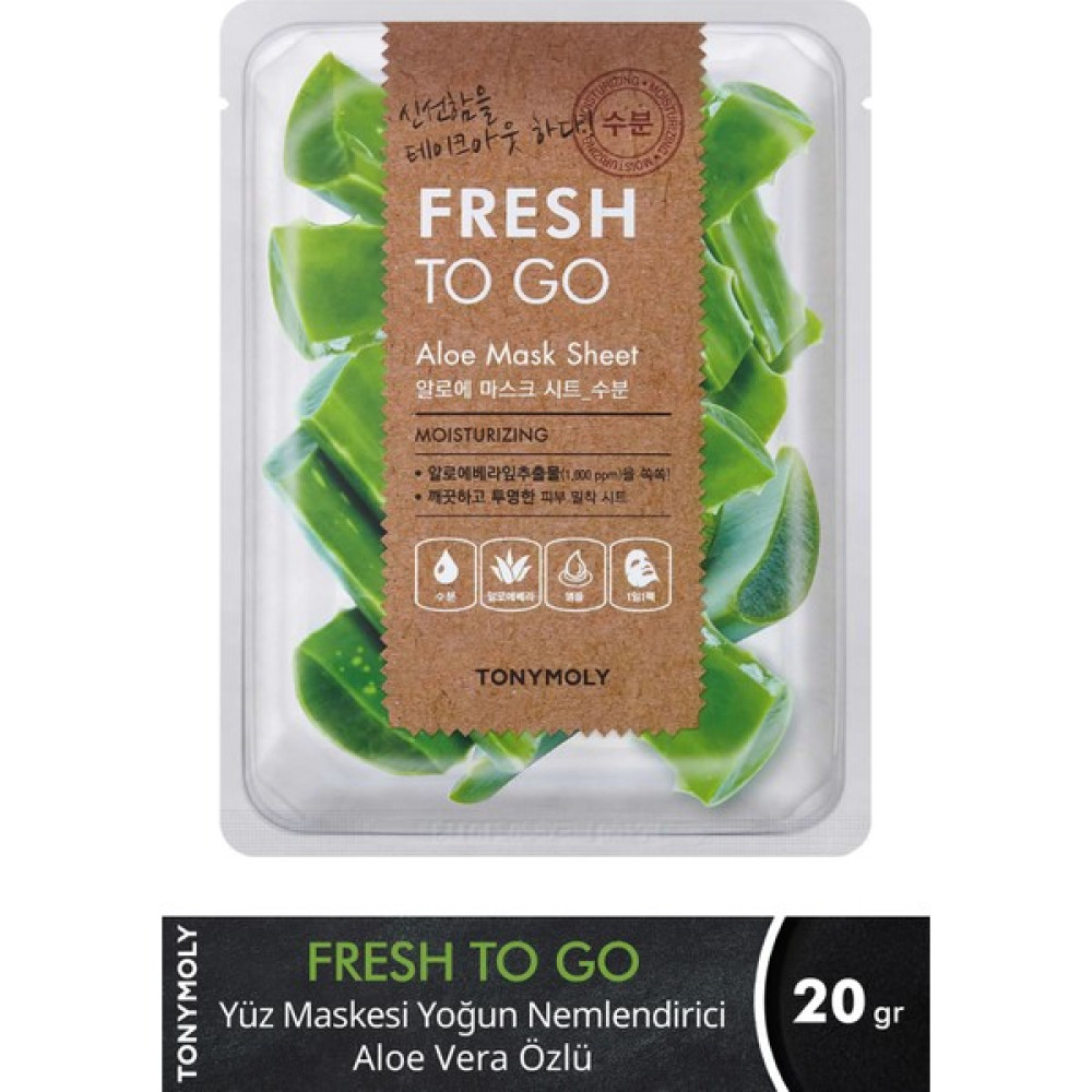 Tonymoly Yüz Maskesi Fresh To Go Yoğun Nemlendirici Aloe Vera Cilt Bakımı Maskeler Fiyatı