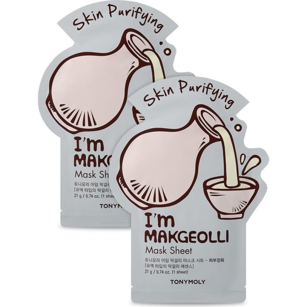 Tonymoly Yüz Maskesi I'm Real Pürüzsüzleştirici Pirinç Şarabı Alkolsüz Cilt Bakımı X2 Adet - 1 Maskeler Fiyatı