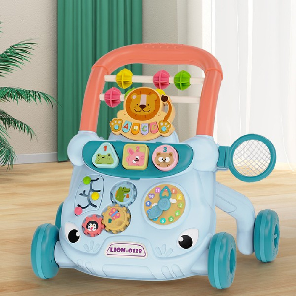 Toolwayes Bebek Itmeli Yürüteç, Bebekler ve Küçük Çocuklar Için Çok Fonksiyonlu, Müzikli, Stabil, Kaymaz, Öğrenen Yürüteç (Yurt Dışından) - Açık Mavi Yürüteç Fiyatı