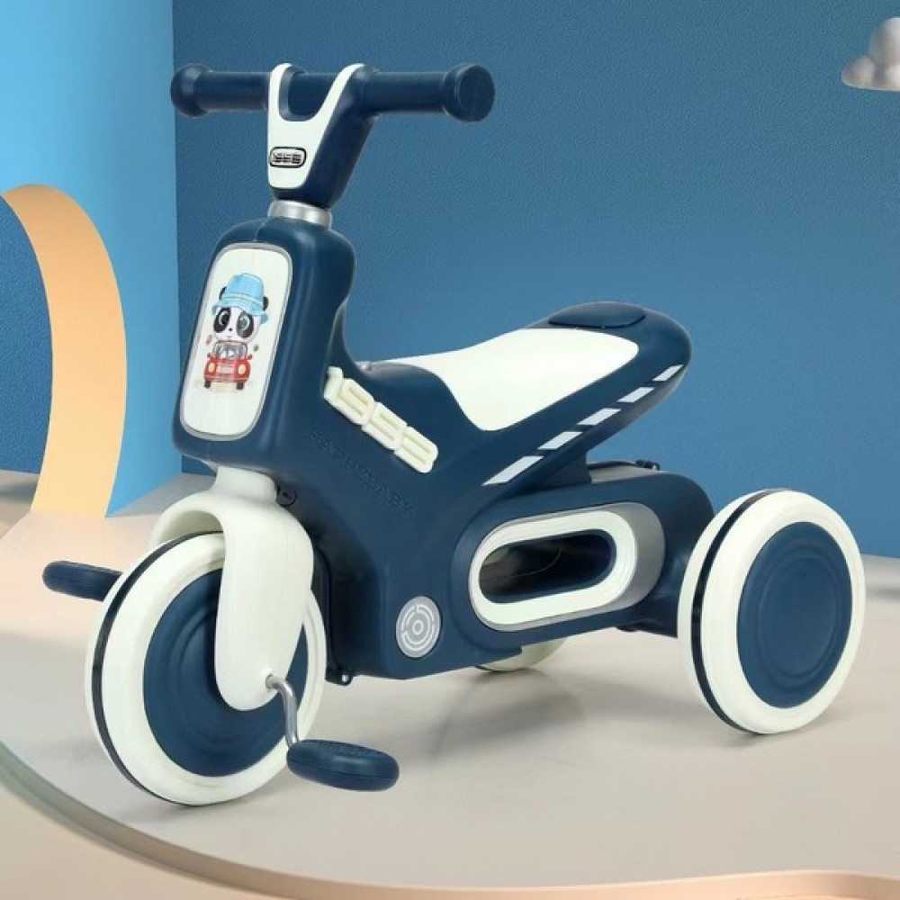 Toolwayes Çocuk Üç Tekerlekli Bisiklet 1 Ila 3 Ila 6 Yaş Arası Bebek Işık Pedallı Bisiklet Müzikli Çocuk Arabası (Yurt Dışından) - Açık Mavi Açık Hava, Deniz ve Spor Oyuncakları Fiyatı