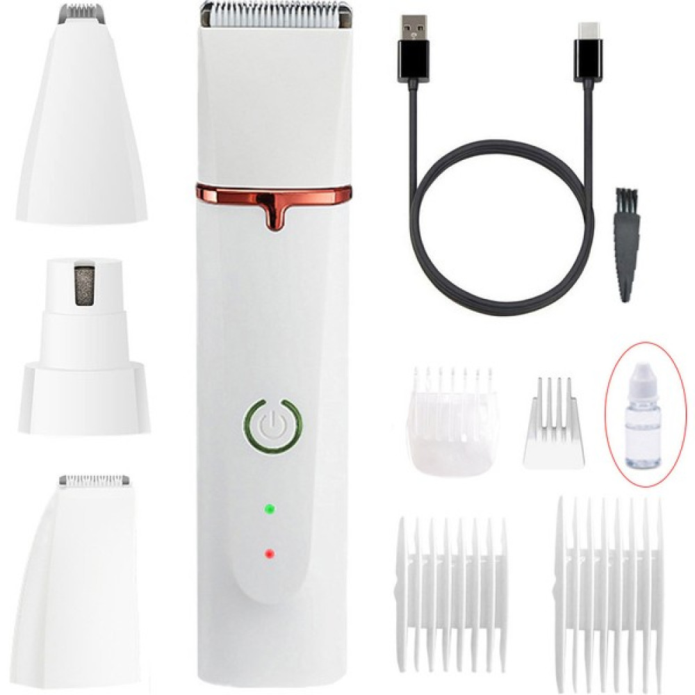 Toolwayes Yeni Ürün 4 Bıçaklı Evcil Hayvan Tıraş Makinesi USB Şarj Edilebilir Tek Makine Çok Amaçlı Kedi ve Köpek Elektrikli Tırnak Parlatıcı Elekt... Evcil Hayvan Ürünleri Fiyatı