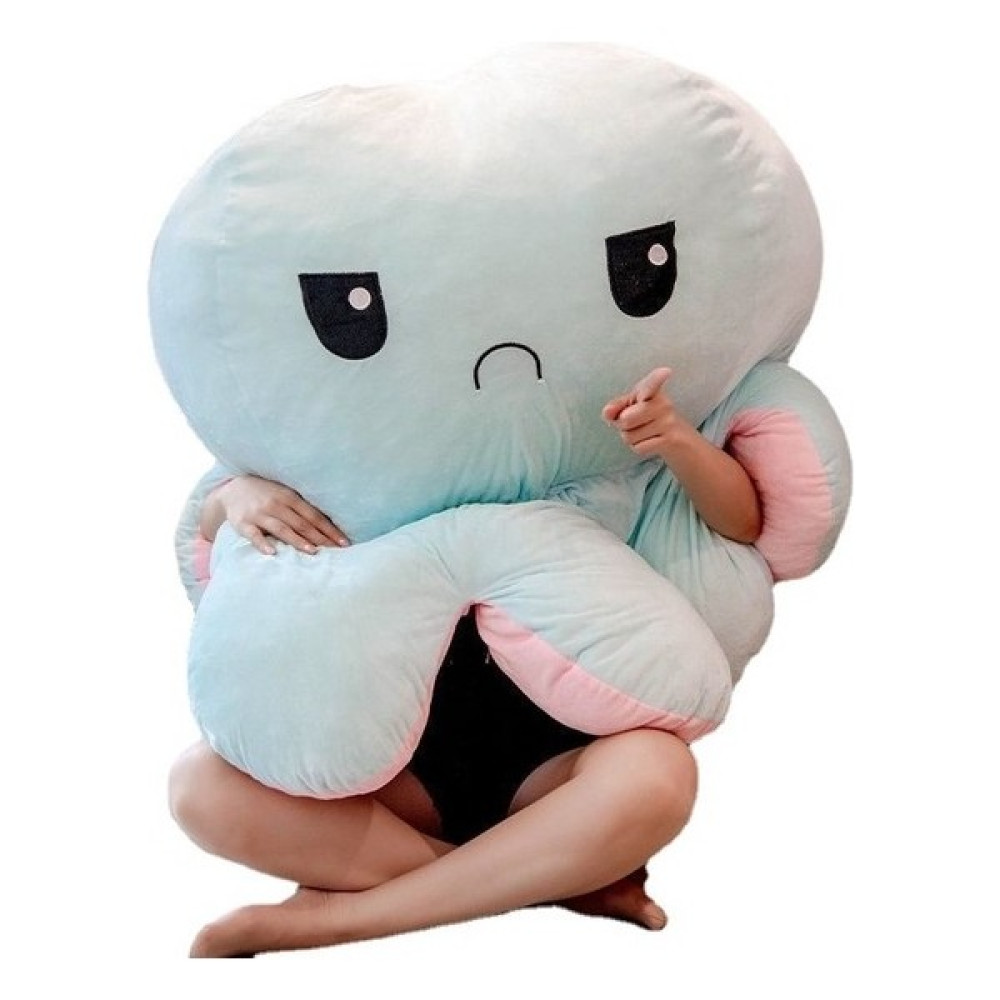 Tooyoo Ahtapot Bebek Yüz Değiştirici Büyük Yastık Peluş Oyuncak Çevirme Bez Bebek Bebek Dev Çift Taraflı Ahtapot (Yurt Dışından) - Beyaz - Lacivert Peluş Oyuncaklar Fiyatı