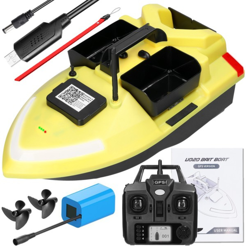 Top Geek Gps 500M Uzaktan Kumandalı Balık Yemi Teknesi - Sarı (Yurt Dışından) RC Araçlar ve Aksesuarları Fiyatı
