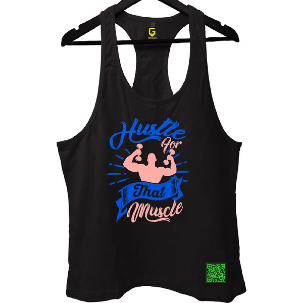 Top Glory Hustle Fitness Gym Tank Top Sporcu Atleti Erkek Atlet / Fanila Fiyatı