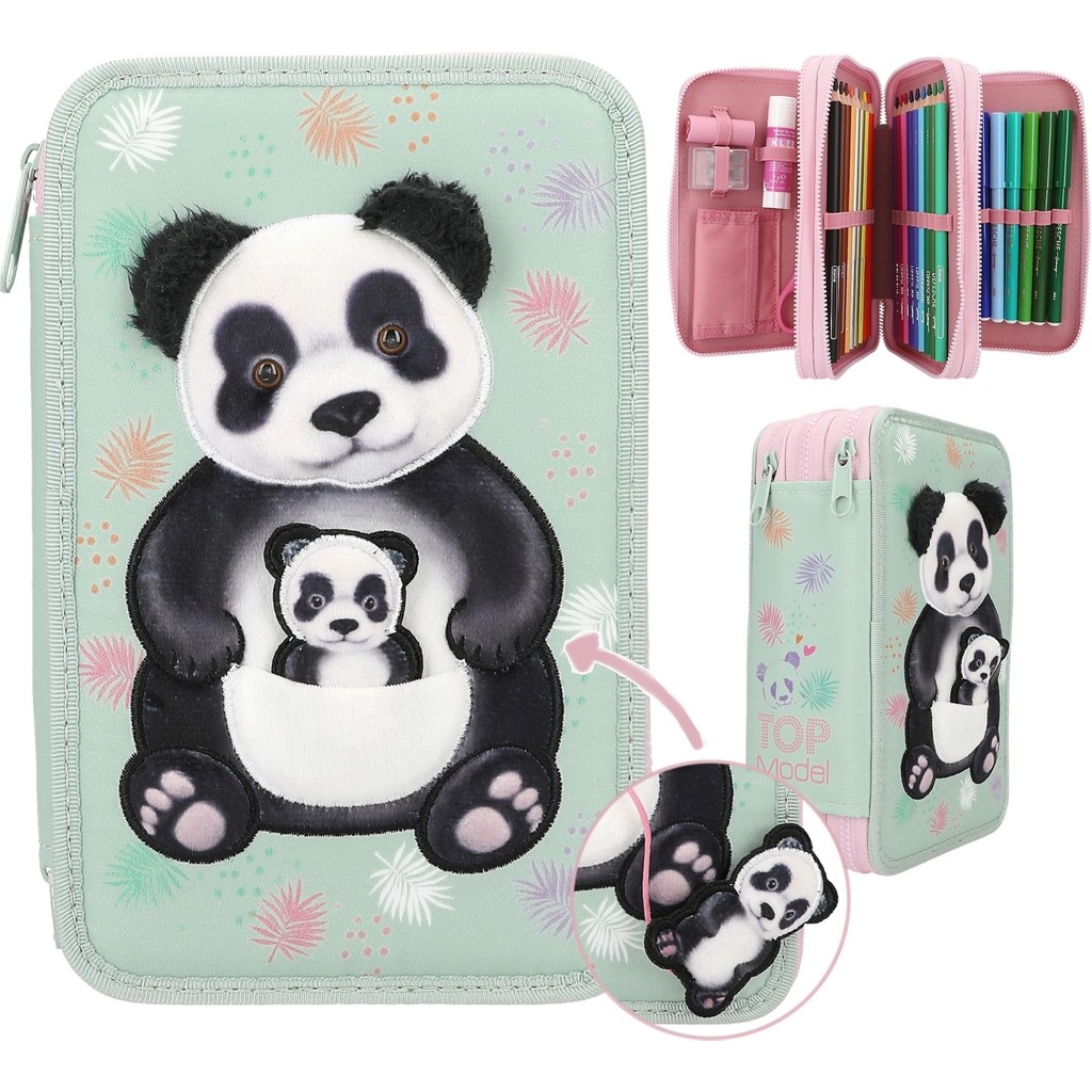 Top Model by Depesche 3 Katlı Dolu Kalem Kutu Panda Kalem & Yazı Gereçleri Fiyatı