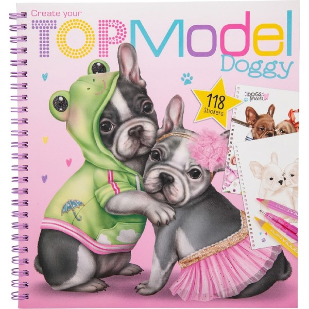 Top Model Create Your Doggy Colouring Book Tasarım Defteri Not Defteri & Bloknot Fiyatı