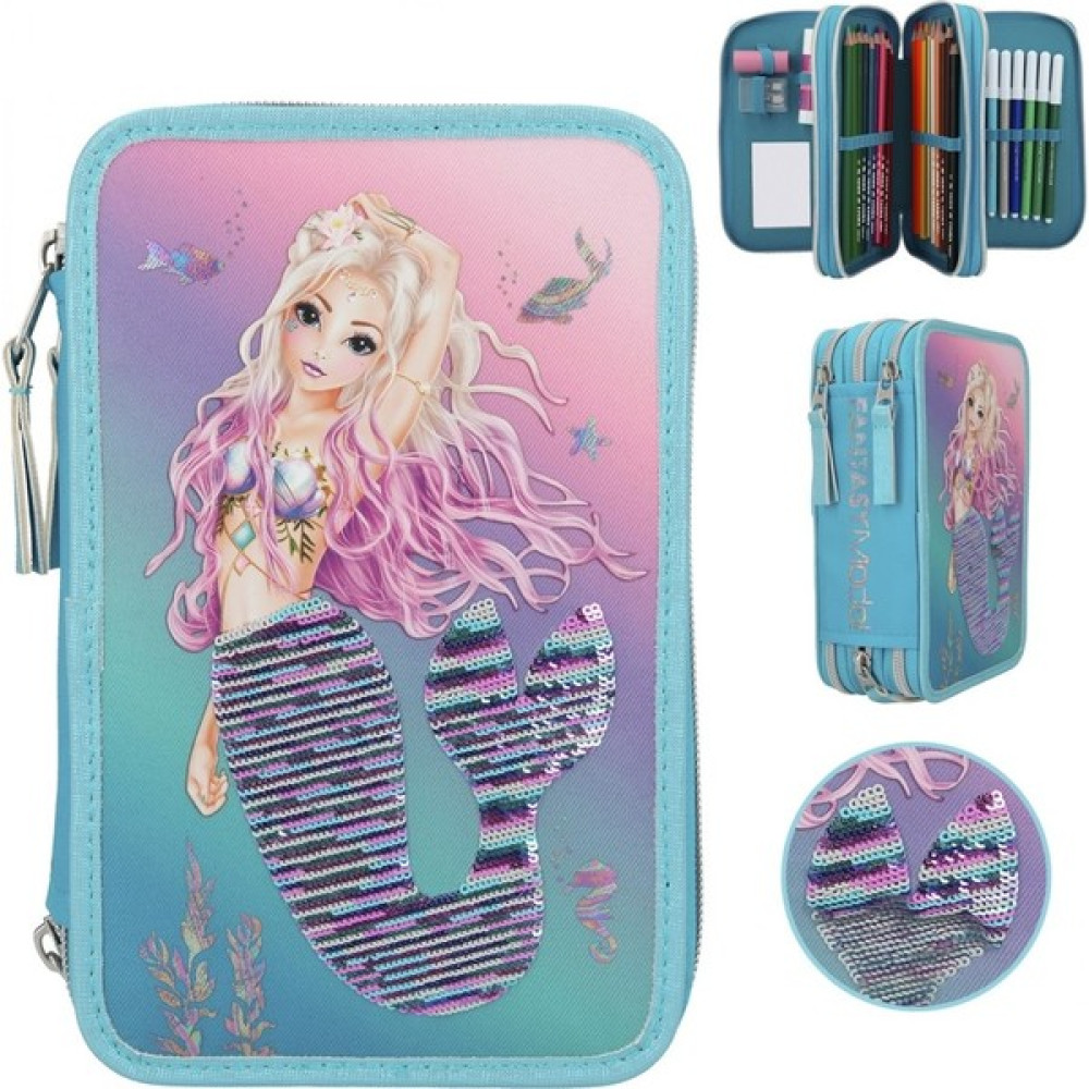 Top Model Fantasy Model Filled Triple Pencil Case 3 Katlı Dolu Kalem Kutu Kalemlik (Kalem Kutusu) Fiyatı