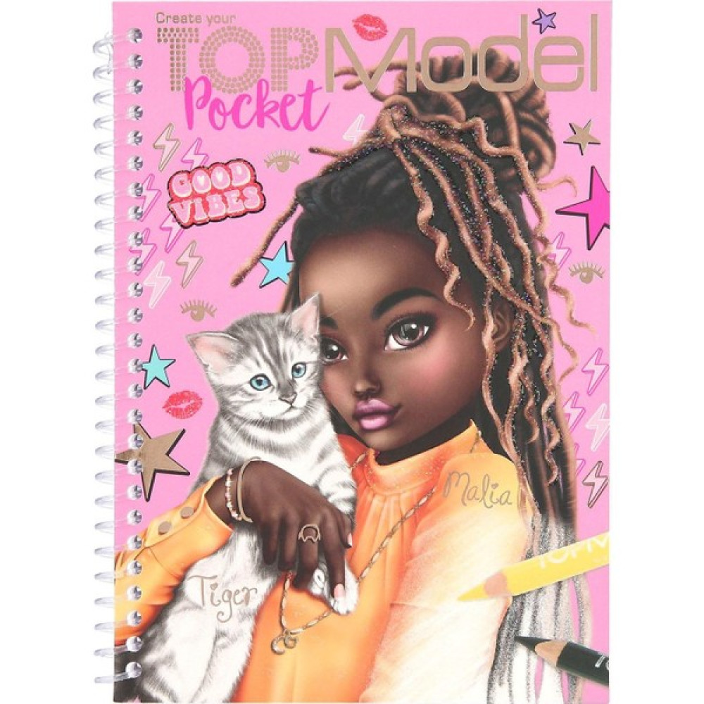 Top Model Pocket Design Tasarım Boyama Defteri - Pembe Aktivite & Eğitici Kitaplar Fiyatı