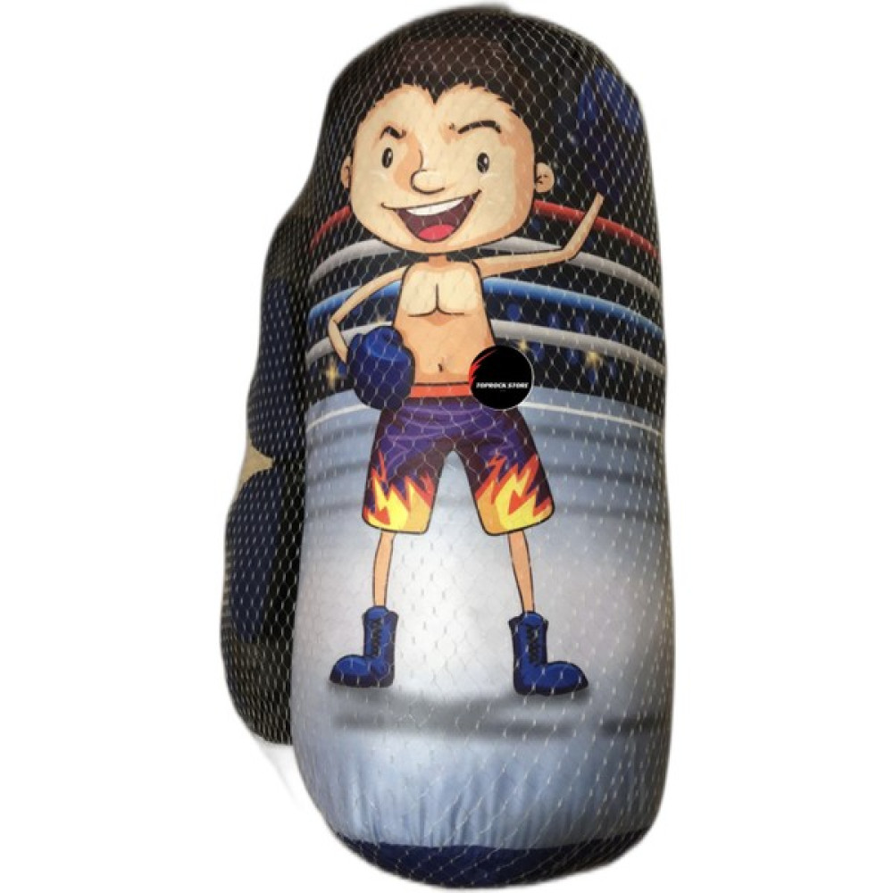 Top Rock Store Çocuk Boks Torbası Eldivenli Boks Torbası 50 cm - Mavi Oto Boyaları Fiyatı