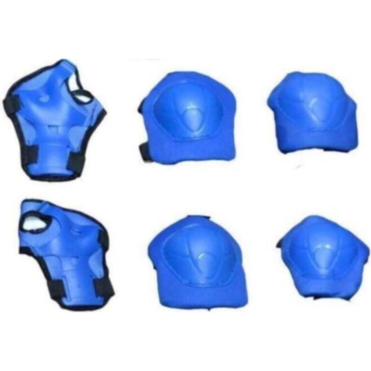 Top Rock Store Çocuk Dizlik Dirseklik Bileklik Koruyucu Set 6 Parça Çocuk Guvenlık Seti Mavi Renk - Standart Diğer Fiyatı