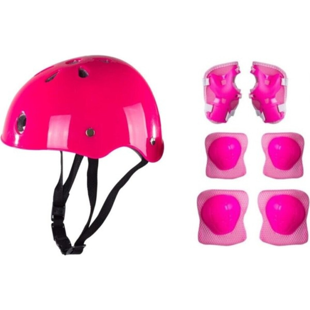 Top Rock Store Çocuk Kemik Kask Dizlik Dirseklik Koruyucu Set - Standart - Pembe Motorsiklet Kaskları Fiyatı