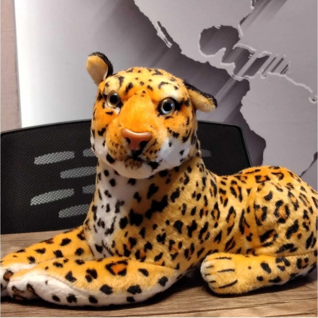 Top Rock Store Ithal Yatan Benekli Afrika Çita 30CM - Standart - Sarı Peluş Oyuncaklar Fiyatı