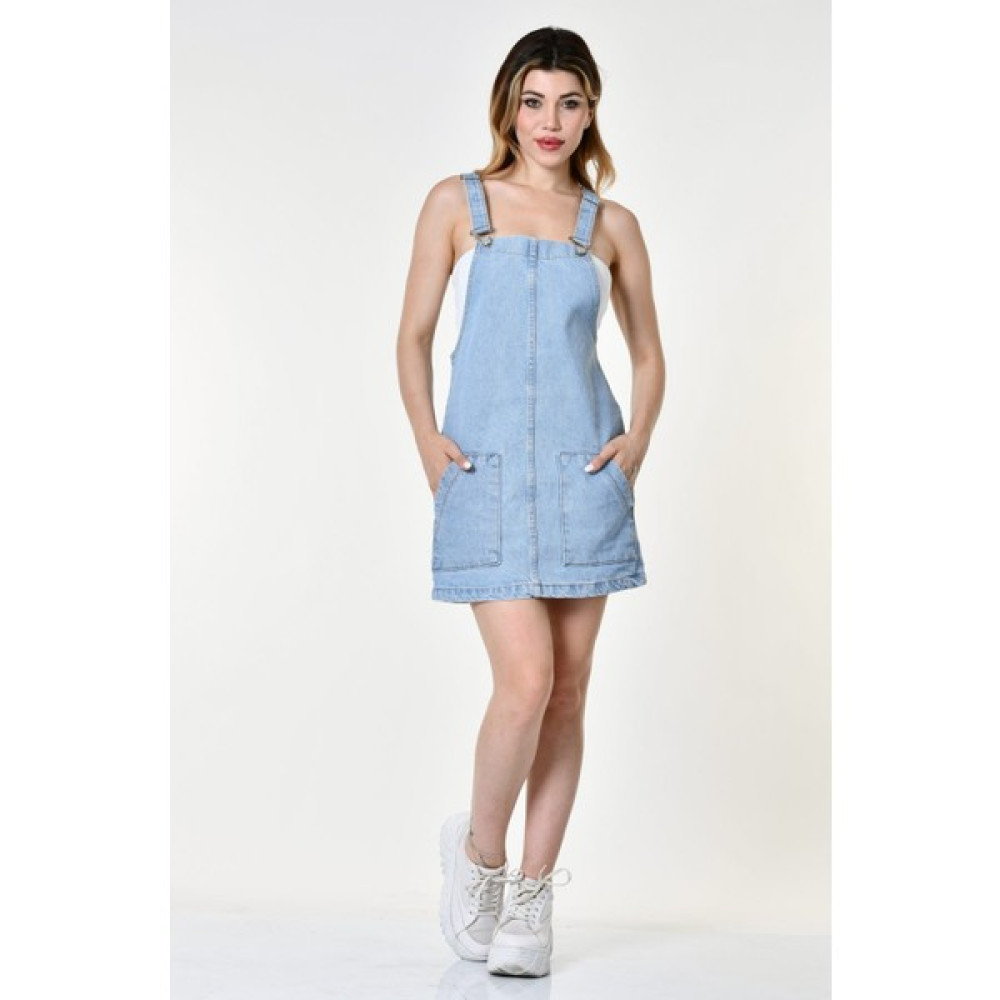 Top Secret Çift Cepli Kot Salopet Etek Denim Xs Bayan Tulum ve Salopet Fiyatı