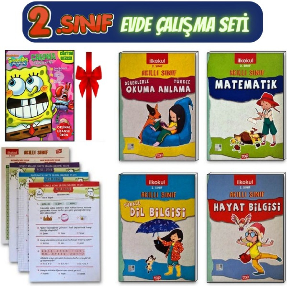 Top Yayıncılık 2. Sınıf Akıllı Sınıf Set Kaynak Kitapları Fiyatı