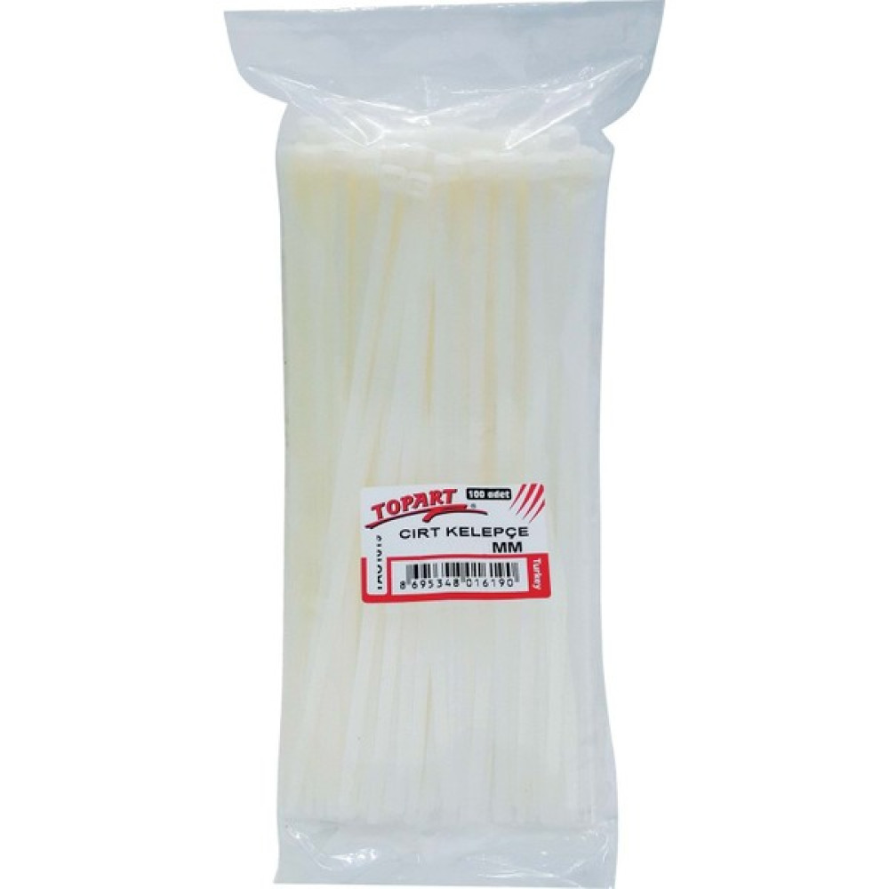 TOPART Cırt Kelepçe Topart 4,8*200MM - - - Beyaz Oto Boyaları Fiyatı