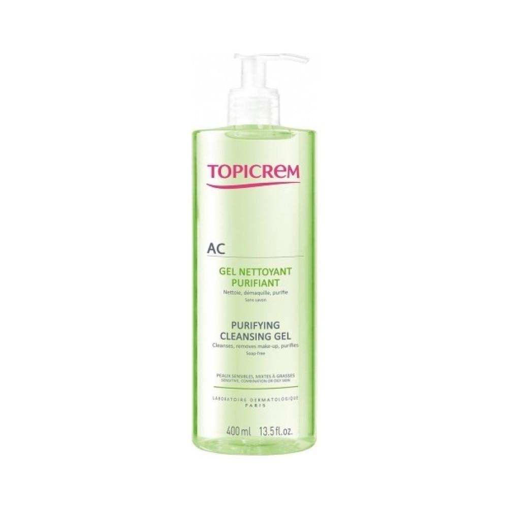 Topicrem Ac Purifying Cleansing Gel 400 ml Yağlı ve Akneli Ciltler İçin Yıkama Jeli Cilt Temizleme ve Peeling Fiyatı