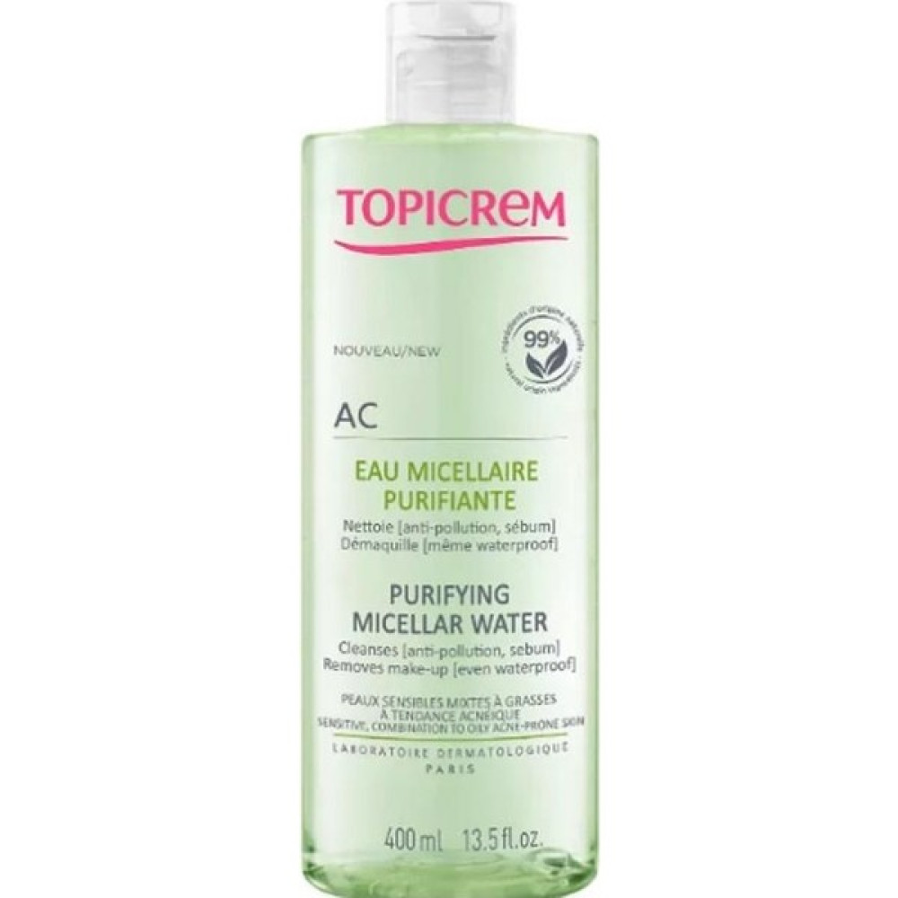 Topicrem Ac Purifying Micellar Water 400 ml Cilt Temizleme ve Peeling Fiyatı