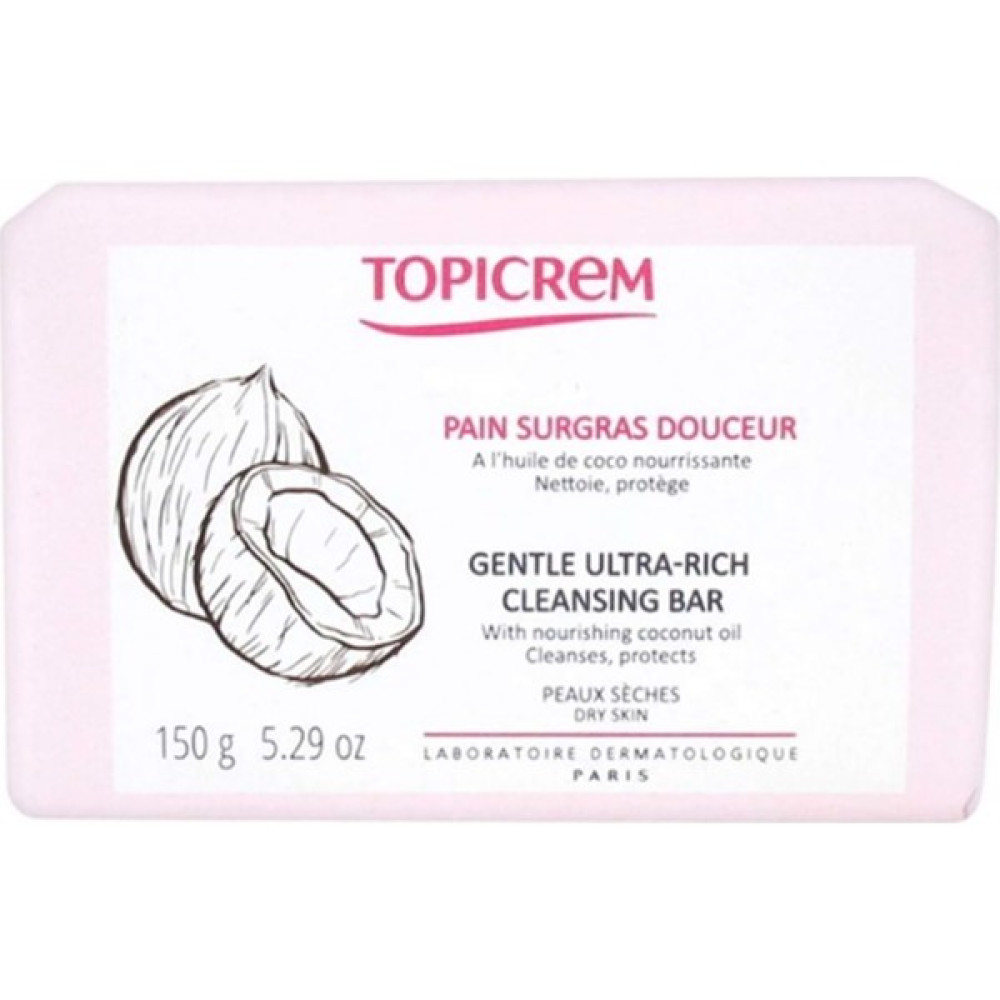 Topicrem Gentle Ultra Rich Cleansing Bar 150 Gr ( Kuru ciltler için yüz ve vücut temizleyici sabun ) Nemlendiriciler Fiyatı