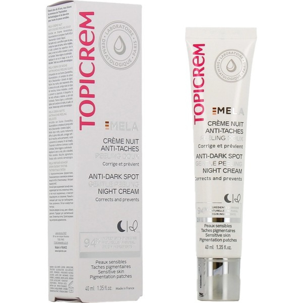 Topicrem Mela Anti-Dark Spot Gentle Peeling Night Cr 40 ml Cilt Temizleme ve Peeling Fiyatı
