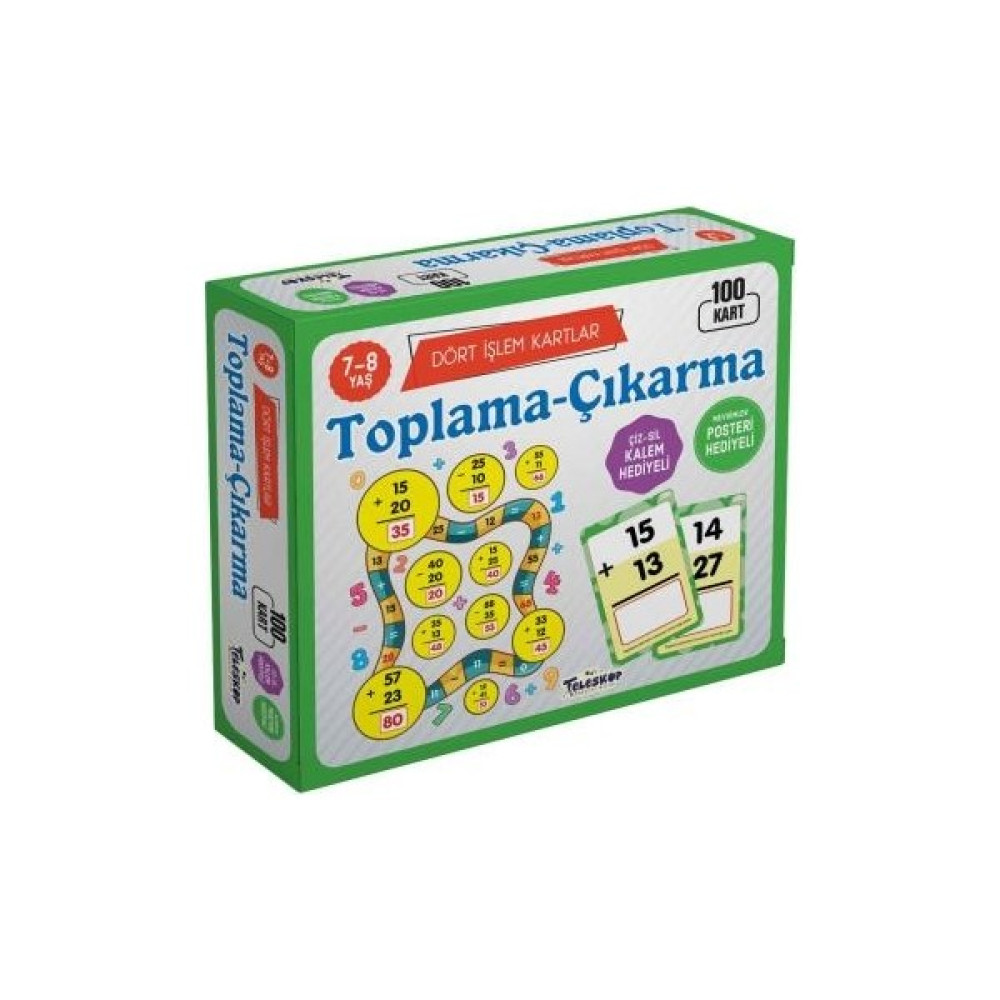 Toplama Çıkarma 7-8 Yaş - Ahmet Altay Zihinsel Gelişim Kitapları Fiyatı