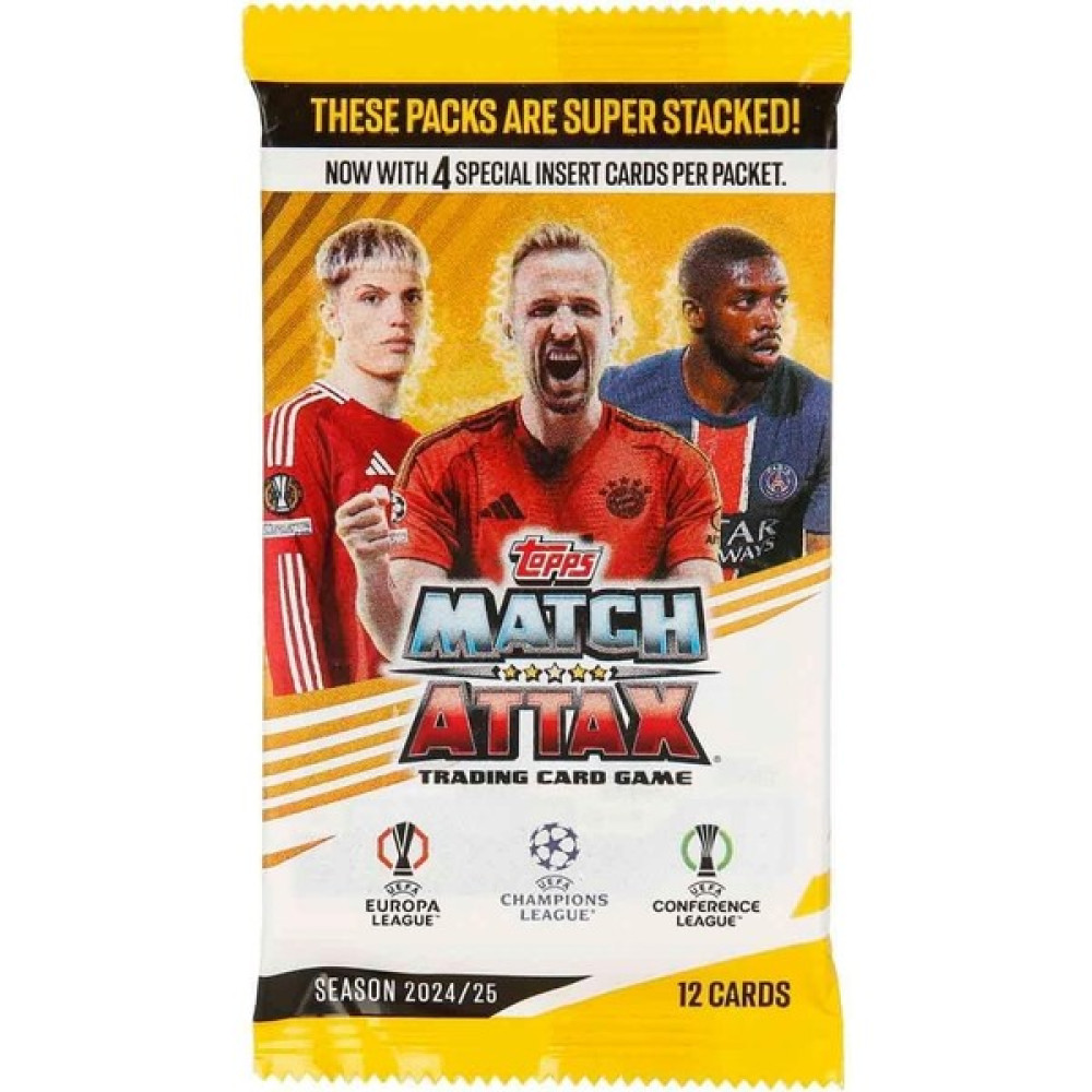Topps Match Attax 24/25 Sezon Tekli Paket - 6,5 x 12,5 cm Oyun Takımları Fiyatı