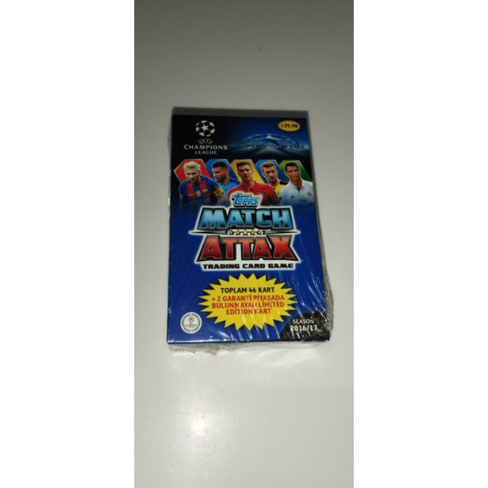 Topps Match Attax 46 Kartlı 2 Lımıtedlı Ozel Paket. Oyun Seti Fiyatı