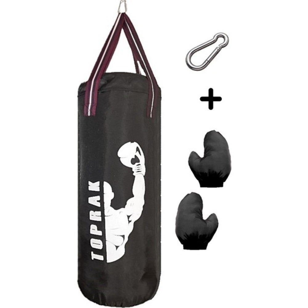 Toprak 5-9 Yaş Arasına Uygun 50X20 cm Boks Torbası Eldiven ve Askı Aparatıyla Beraber Diğer Spor Ürünleri Fiyatı