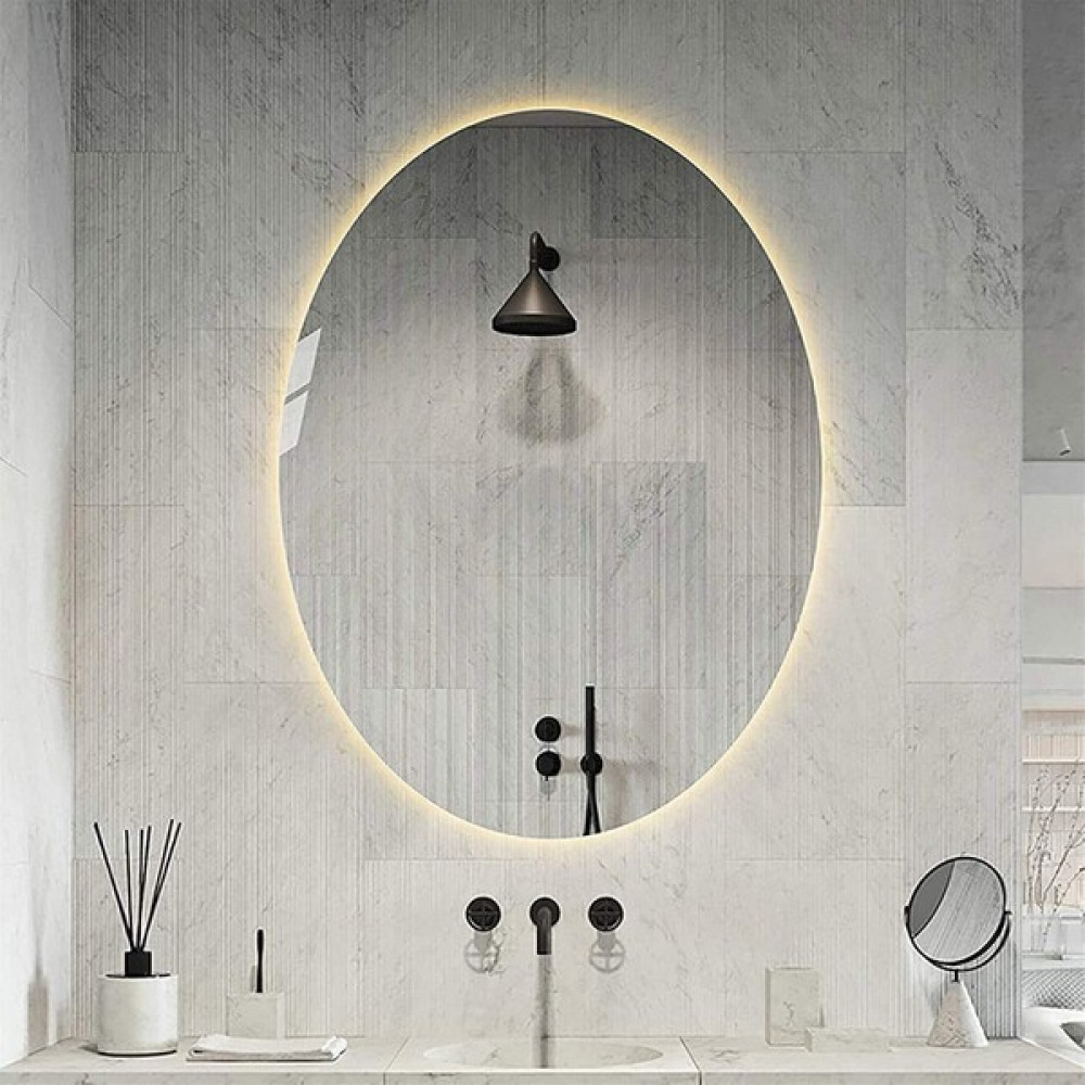 Toprak Dekor 50 x 70 cm Elips Ledli Banyo Aynası Günışığı Banyo Aynası Fiyatı