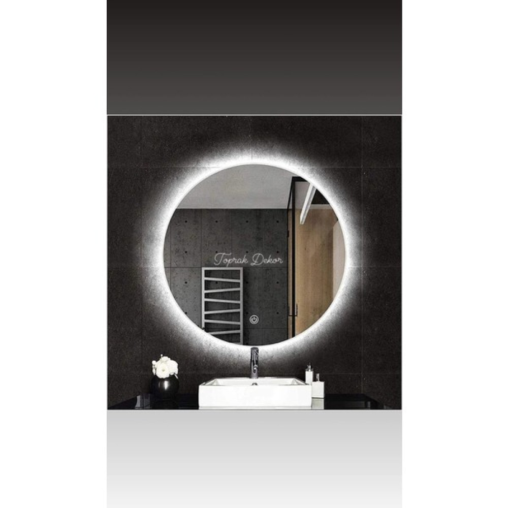 Toprak Dekor 60 cm Dokunmatik Günışığı Ledli Banyo Aynası Ledli Ayna Banyo Aynası Fiyatı