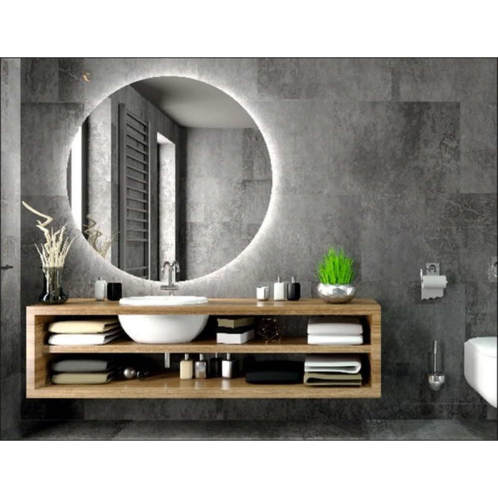 Toprak Dekor 70 cm Beyaz Ledli Banyo Aynası - '70 Cm Banyo Aynası Fiyatı