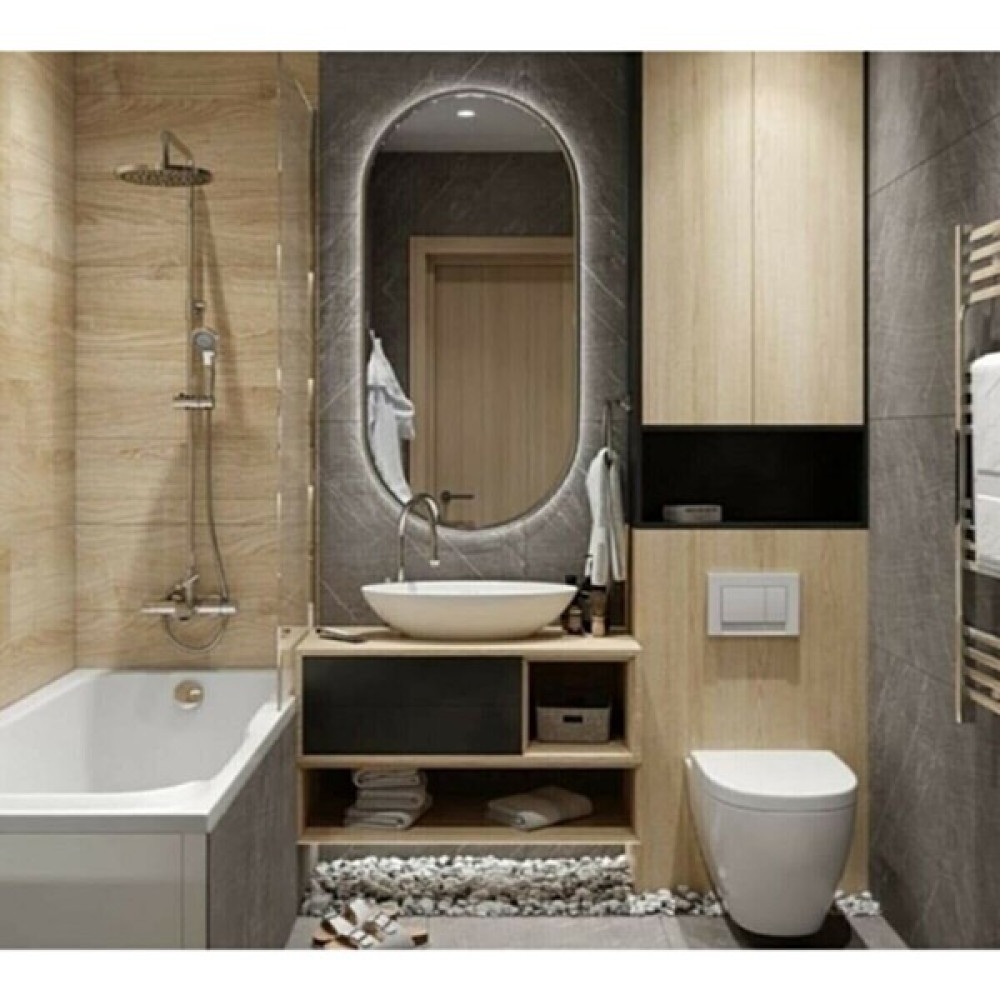 Toprak Dekor 70*50 Oval Banyo Aynası Ledli Aynası Banyo Aynası Fiyatı