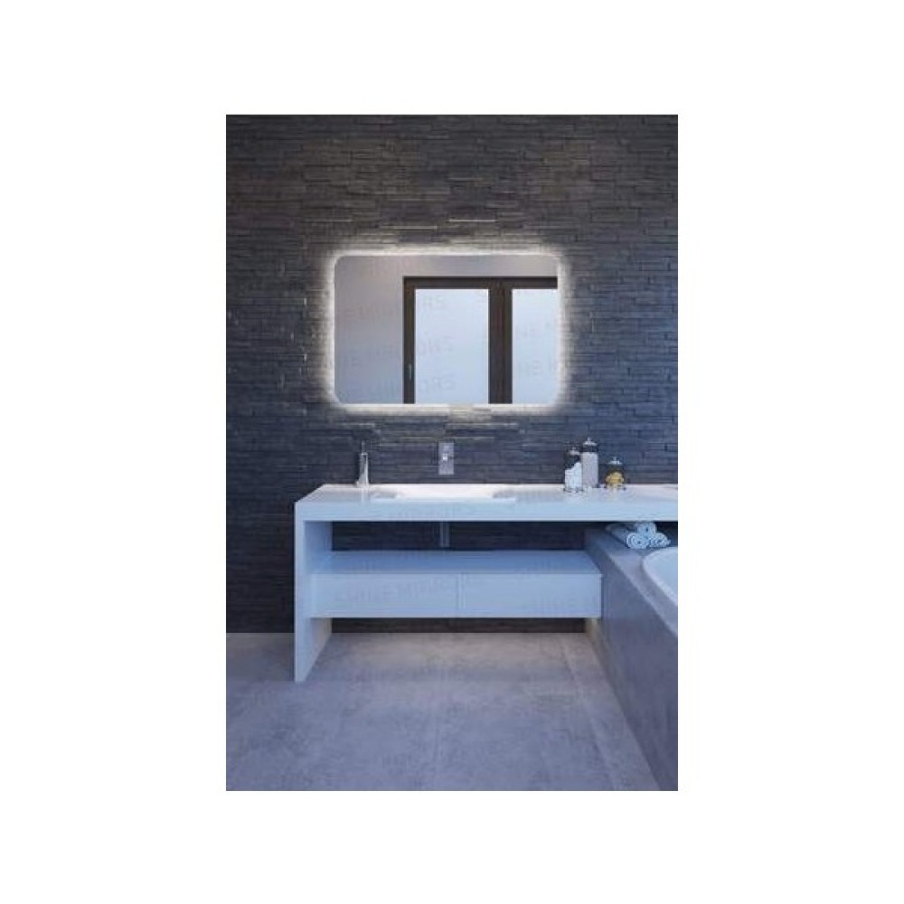 Toprak Dekor 80 x 60 cm Beyaz Ledli Banyo Aynası Günışığı Banyo Aynası Fiyatı