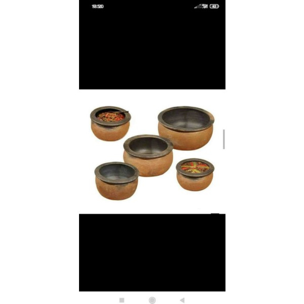 Toprak Güveç Set 3lü - Afrika Cevizi Rengi Tepsiler / Fırın Kapları Fiyatı