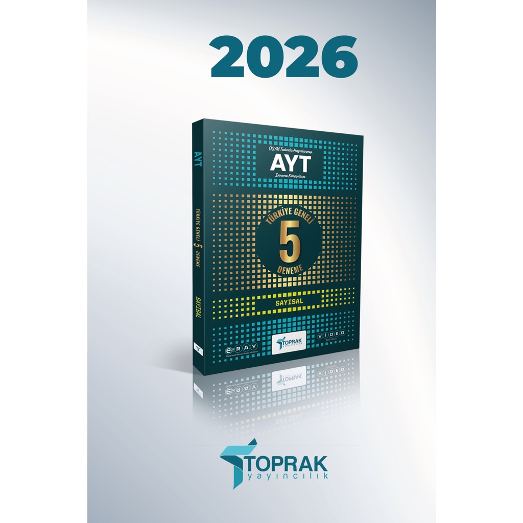 Toprak Yayıncılık Toprak Ayt 5'li Sayısal Deneme Kitabı Üniversite Hazırlık İçin 176 Sayfa Türkçe 2025 Yayın Tarihli Matematik Fiyatı