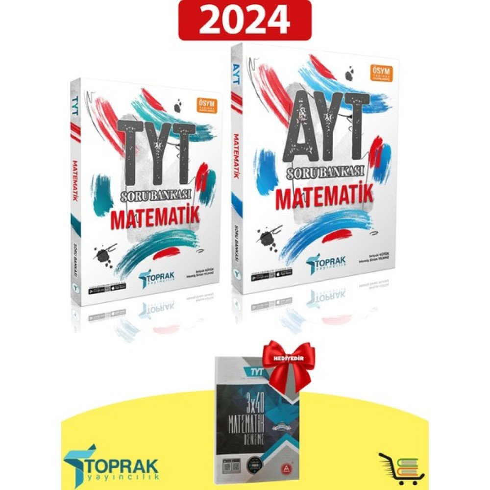 Toprak Yayınları Tyt-Ayt Matematik Seti Çıkmış Sorular Denemesi Hediyeli Temel Yeterlilik Testi (TYT) Fiyatı