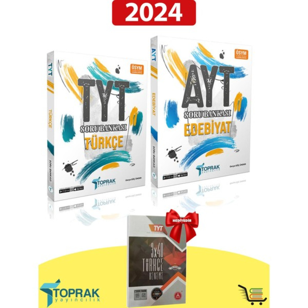 Toprak Yayınları Tyt Türkçe-Ayt Edebiyat Seti Hediyeli! Temel Yeterlilik Testi (TYT) Fiyatı