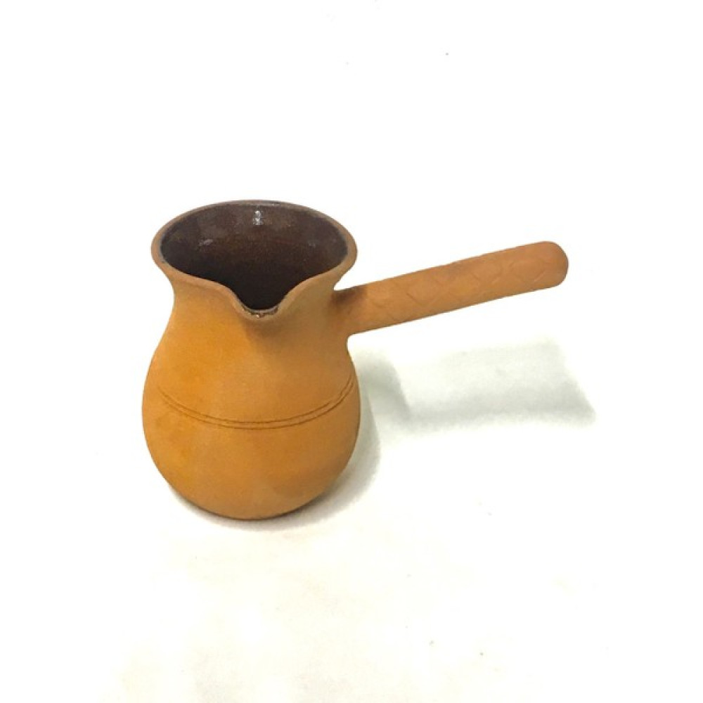 Topraktan Çömlek-Orta Boy Sırlı Toprak Cezve (6 Kişilik) Cezve Takımları Fiyatı