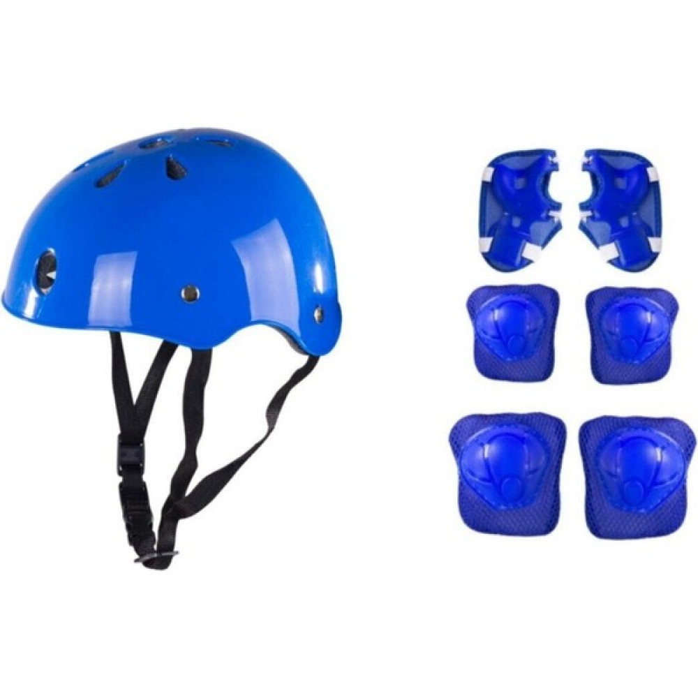 Toprock Store Kask Dizlik Dirseklik Koruyucu Set - Mavi - 51 - 54 cm Motorsiklet Kaskları Fiyatı