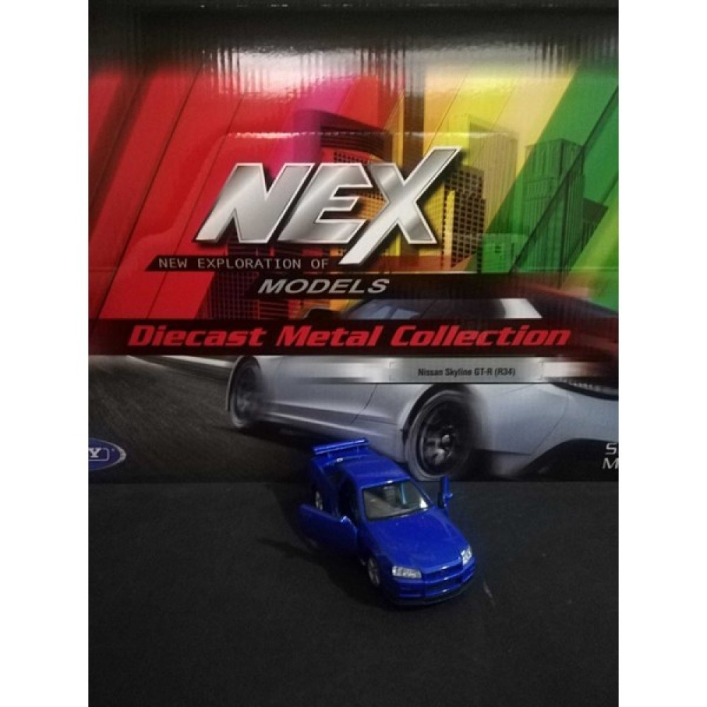 Toprock Store Nissan Skyline Gt-R R34 1/36 Ölçek Diecast Metal Model Araba Oyunca Araba - Renkli Oyun & Hobi Fiyatı