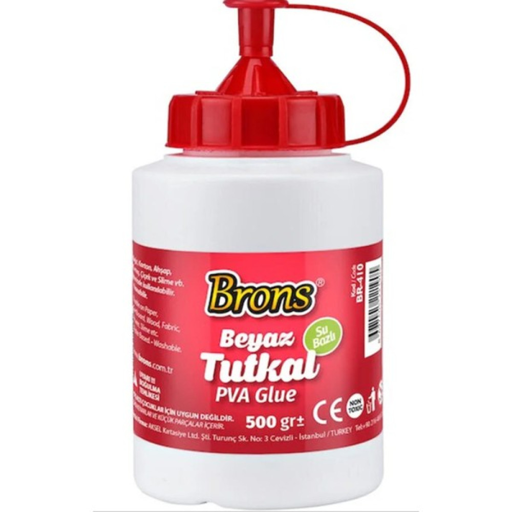 Toptan Bulurum Brons Beyaz Tutkal 500GR Plastik Yapıştırıcı Nalburiye & Hırdavat Fiyatı