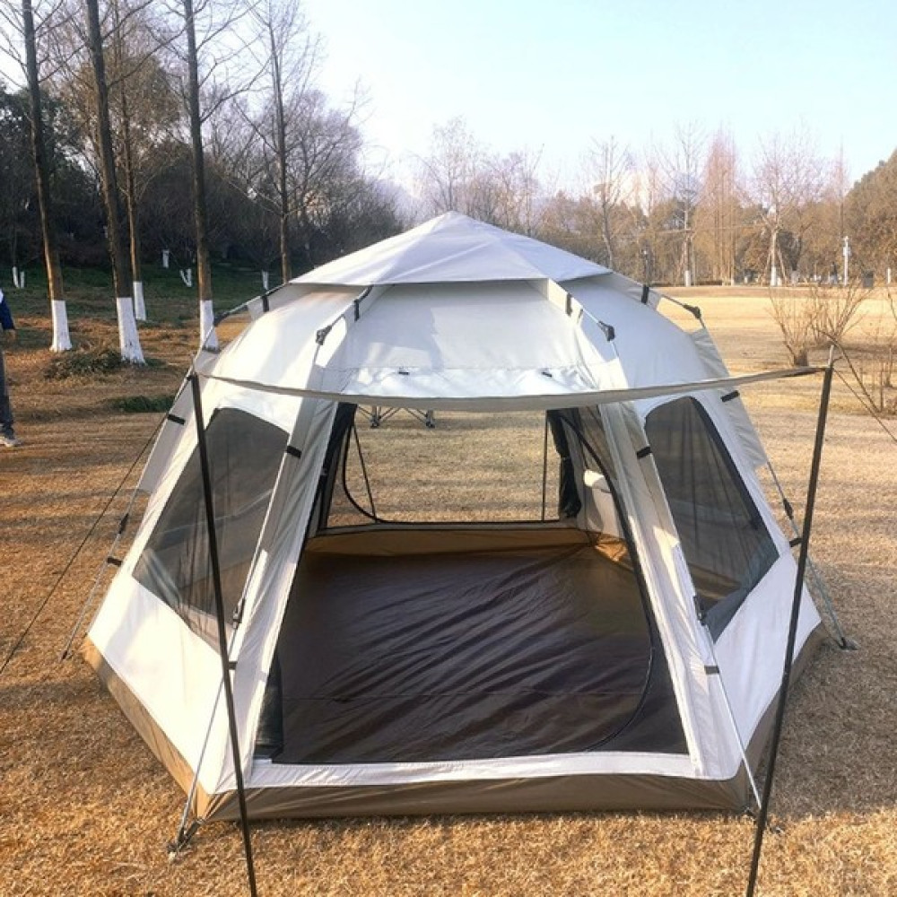 Toptan Bulurum Tam Otomatik Altıgen 8 - 10 Kişilik 280 x 280 x 160 cm 210D Oxford Kumaş Çadır Çadır Fiyatı