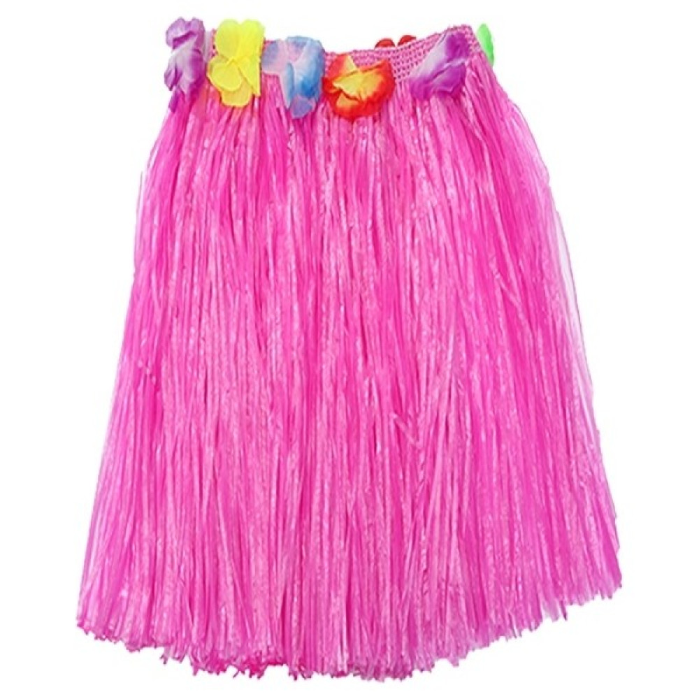 Toptan Bulurum Yetişkin ve Çocuk Uyumlu Pembe Renk Püsküllü Hawaii Luau Hula Etek 40 cm Bahçe Dekorasyon & Düzenleme Fiyatı