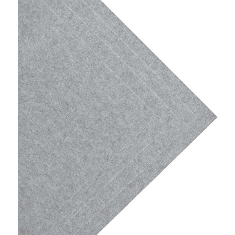 Toptan Keçe Metrelik Kalın Keçe Hobi Keçe 2 mm 1 Metre 100 x 100 cm Açık Kırçıllı Gri - Açık Gri Sanatsal Malzemeler Fiyatı