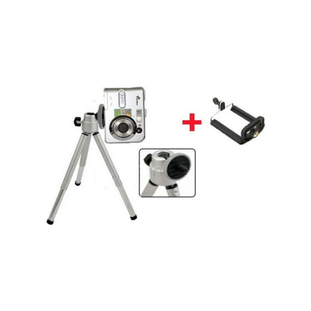 Toptancı Kapında Mini Teleskopik Tripod + Telefon Başlığı Hediyeli Tripodlar Fiyatı
