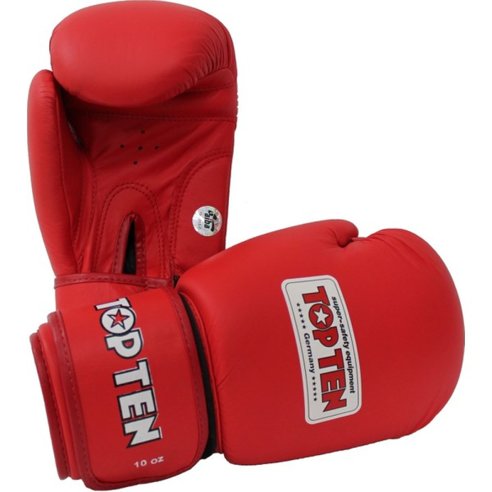 Topten Iba (Aiba) Onaylı Boks Eldiveni (Kırmızı) Diğer Spor Ürünleri Fiyatı